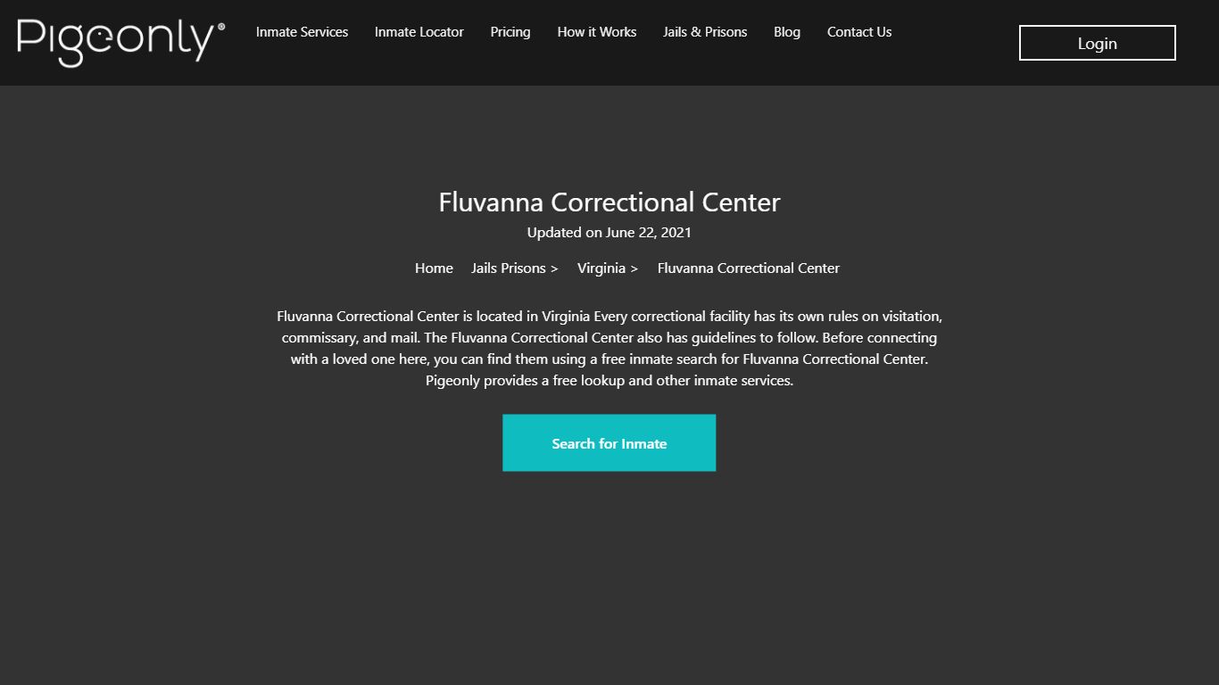 Fluvanna Correctional Center Inmate Search | Virginia